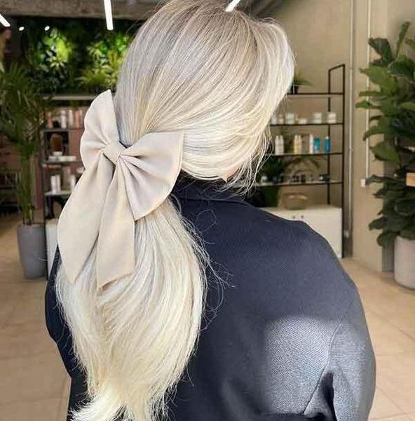 عکس رنگ مو یخی