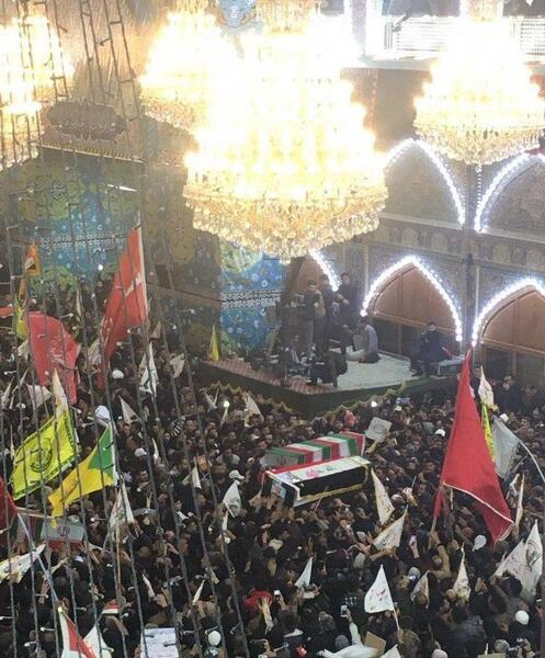 عکس قاسم سلیمانی در کربلا