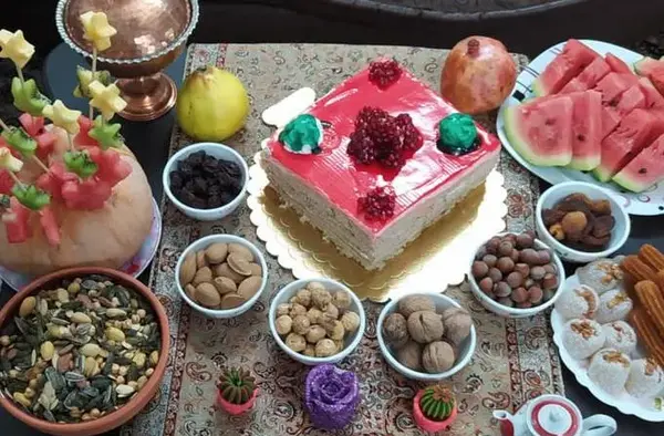 عکس نوشته جوک شب یلدا