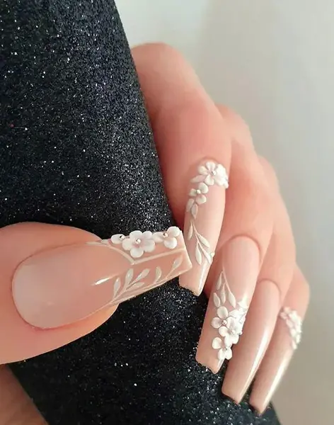عکس مدل ناخن مصنوعی عروس ۲۰۱۶