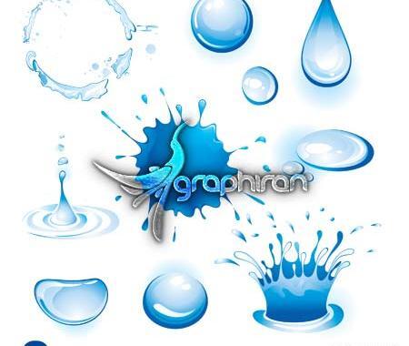 عکس دانلود وکتور قطره