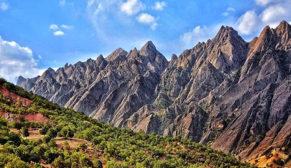 عکس مهراب کوه اب قره سو دلفان لرستان