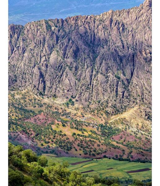 عکس مهراب کوه اب قره سو دلفان لرستان