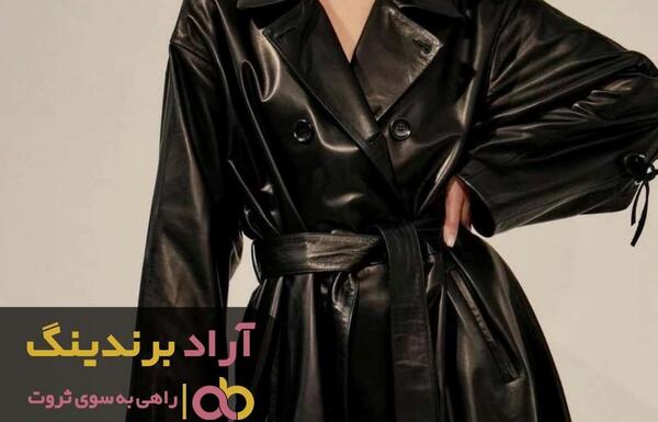 عکس مانتو چرم مشکی