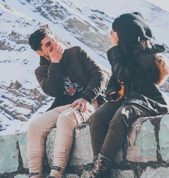 عکس برف فیک