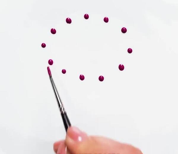 عکس نقاشی ساده و زیبا با گواش