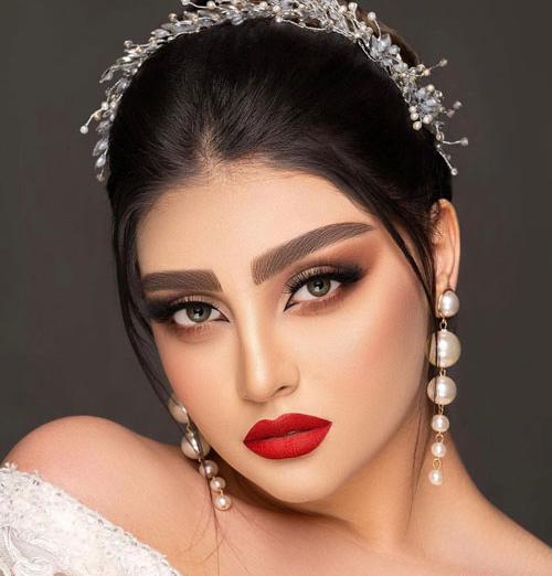 عکس عروس چشم مشکی