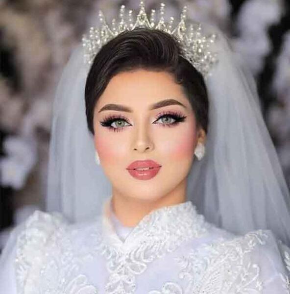 عکس عروس چشم مشکی