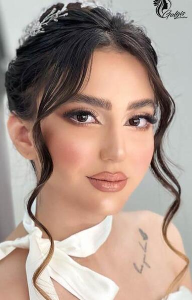 عکس عروس چشم مشکی