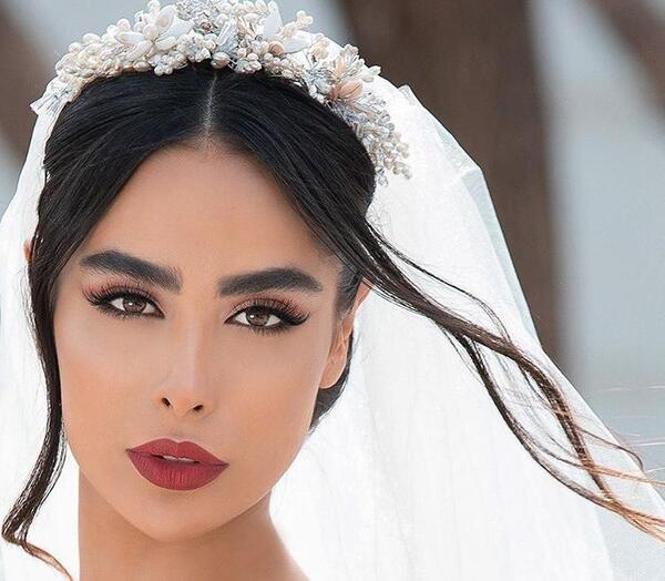 عکس عروس چشم مشکی