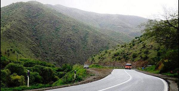 عکس جاده قزوین