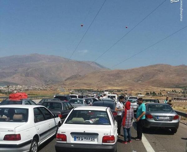 عکس جاده قزوین