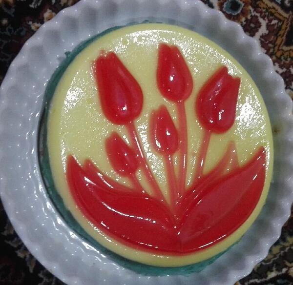عکس ژله گل لاله