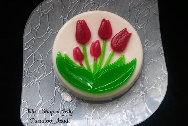عکس ژله گل لاله