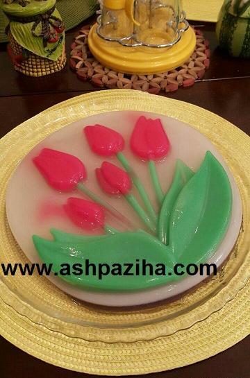 عکس ژله گل لاله