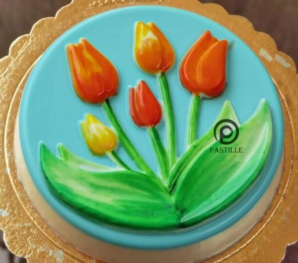 عکس ژله گل لاله