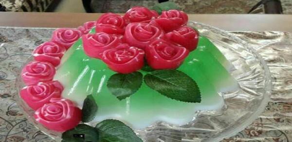 عکس ژله گل لاله