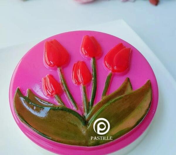 عکس ژله گل لاله