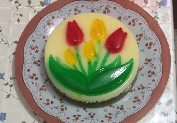 عکس ژله گل لاله