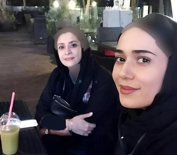 عکس پریناز ایزدیار و فرزندش