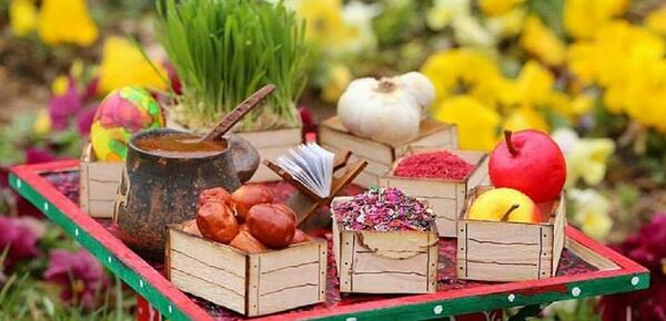 عکس ایده برای سفره هفت سین کاردستی