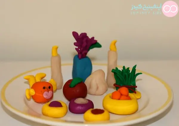 عکس ایده برای سفره هفت سین کاردستی
