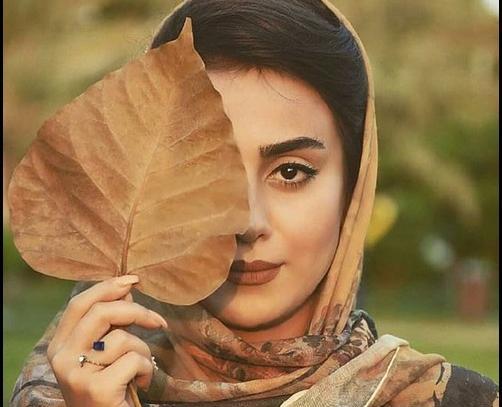ژست عکس پاییزی دخترانه ایرانی