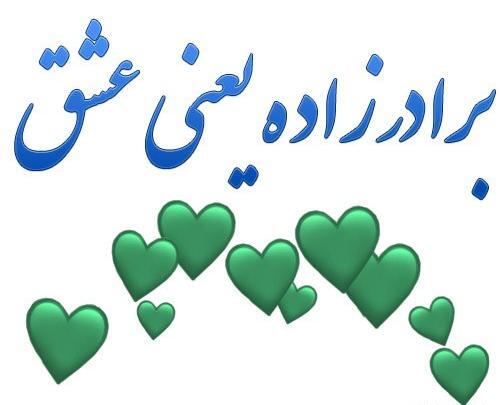 عکس نوشته عمه و برادرزاده