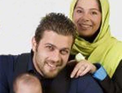 عکس پژمان بازغی و مادرش