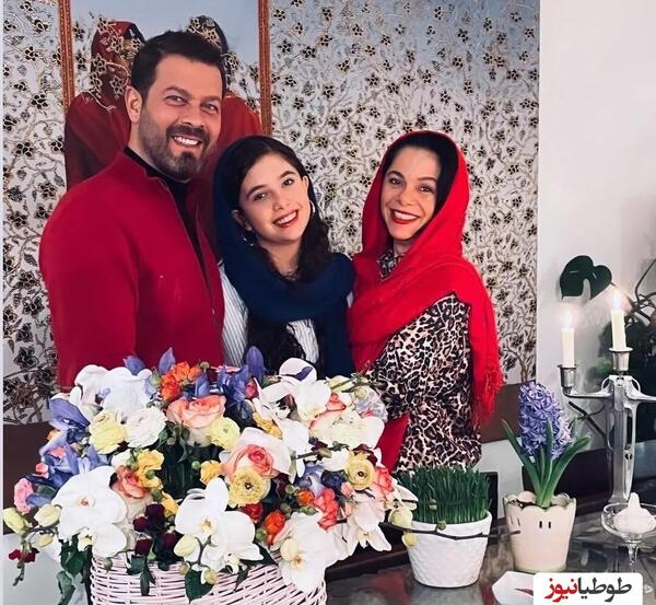 عکس پژمان بازغی و مادرش