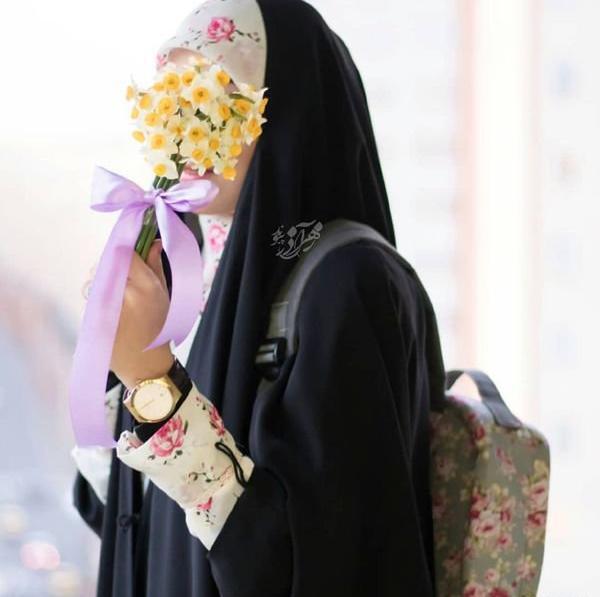 عکس دخترانه سه نفره با حجاب