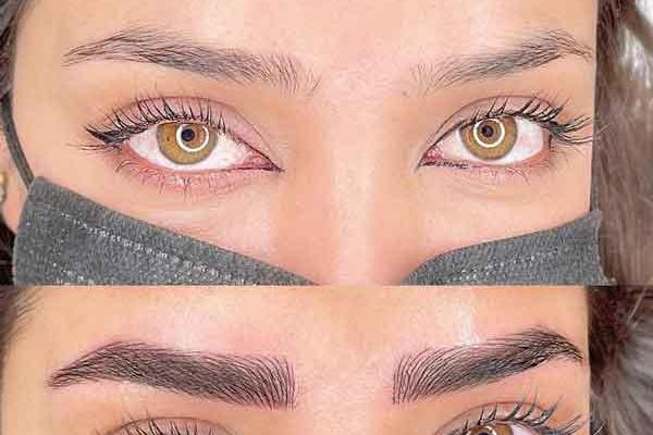 عکس مدل تاتو ابرو زنانه