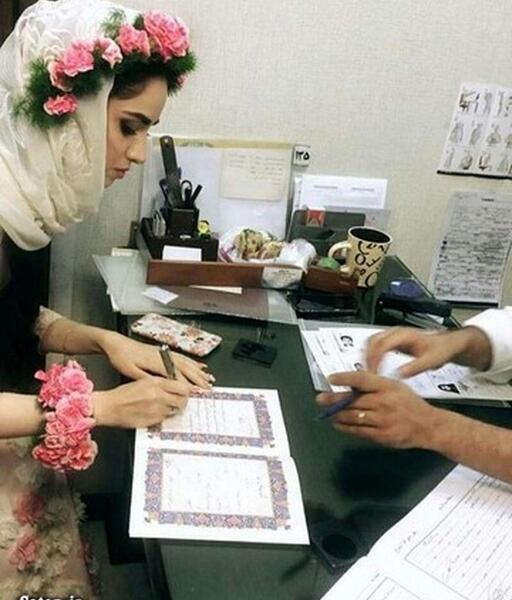 عکس های عروسی هانیه غلامی