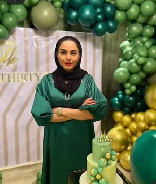 عکس آزاده زارعی با جمشید هاشم پور