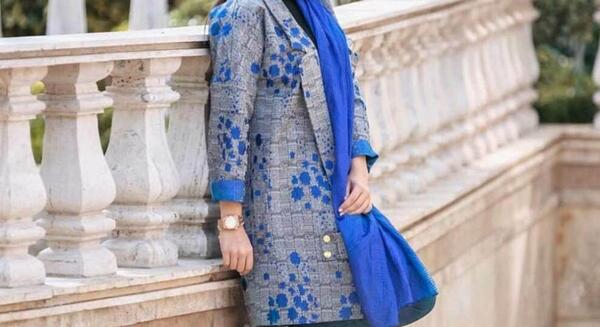عکس مدل مانتو جلو باز وشیک