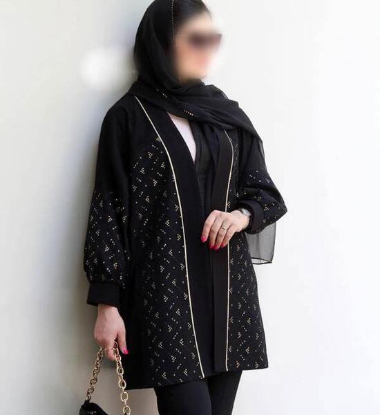 عکس مدل مانتو جلو باز وشیک