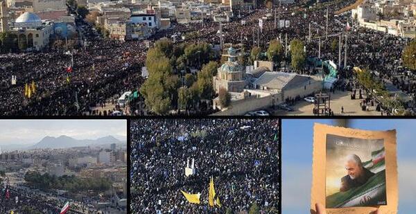 عکس جنازه قاسم سلیمانی