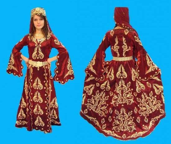 عکس لباس آذری دخترانه