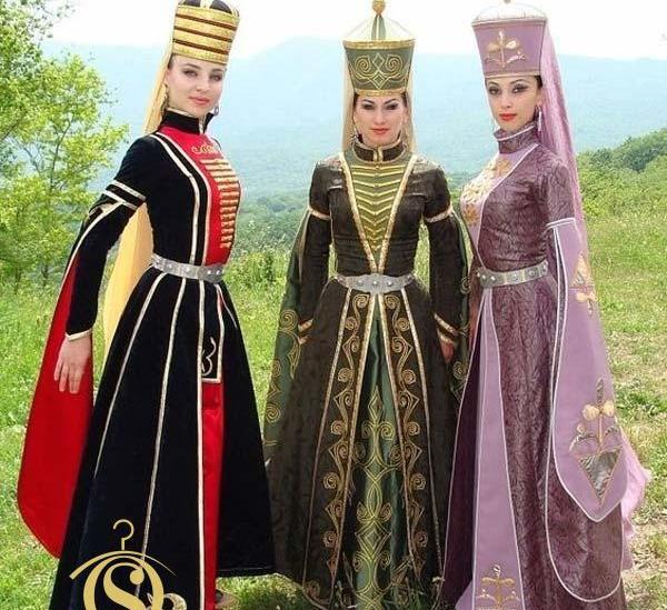 عکس لباس آذری دخترانه