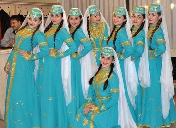 عکس لباس آذری دخترانه