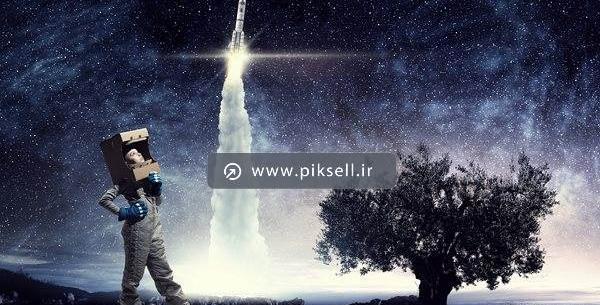 عکس فانتزی آدم فضایی