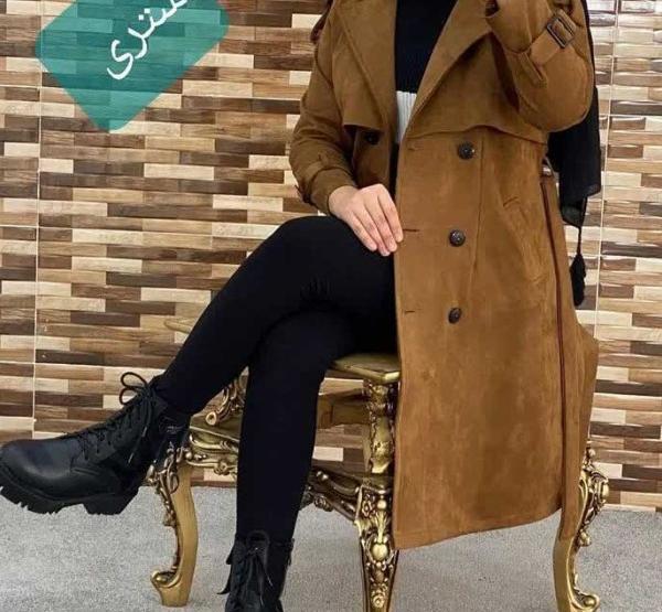 عکس پالتو رنگ شتری