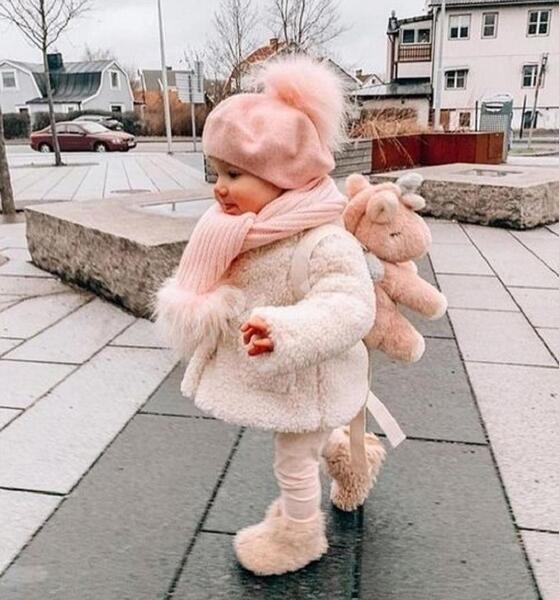 عکس لباس زمستانی نوزاد دختر