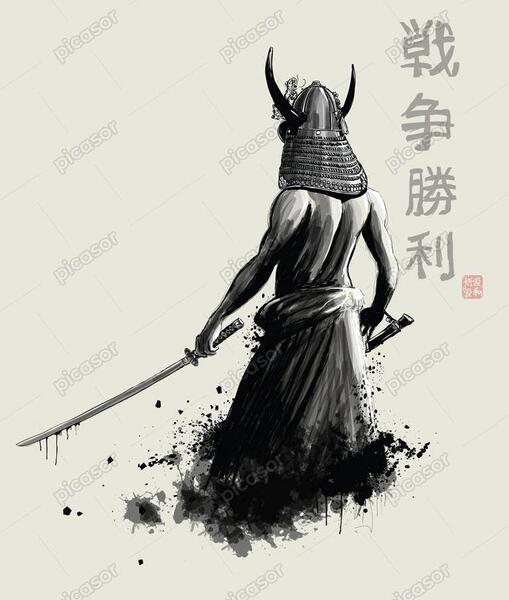 عکس نقاشی ساده شمشیر
