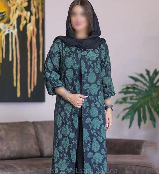 عکس مدل مانتو جلو باز یقه گرد
