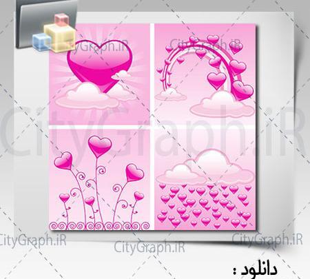 عکس پس زمینه ی صورتی