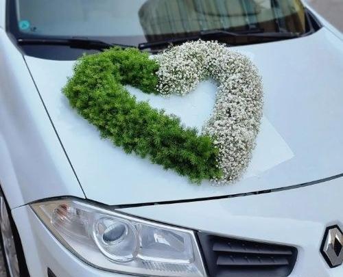 عکس ماشین عروس سانتافه مشکی