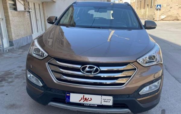 عکس ماشین عروس سانتافه مشکی