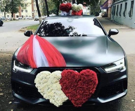 عکس ماشین عروس سانتافه مشکی
