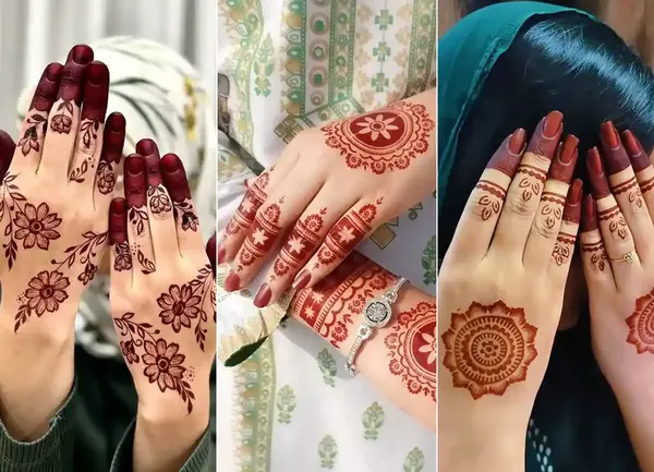 عکس حنا روی دست عروس